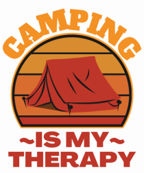 Camping Is My Therapy